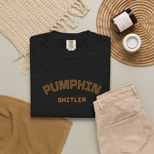 Pumpkin Shitler T-Shirt | Anti-Trump Anti-MAGA 2026 Election Blue Wave Tee Shirt