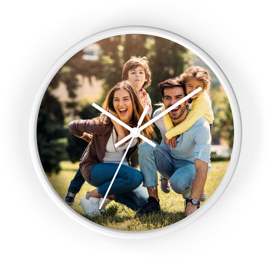 Personalized Photo Family Portrait Wall Clock