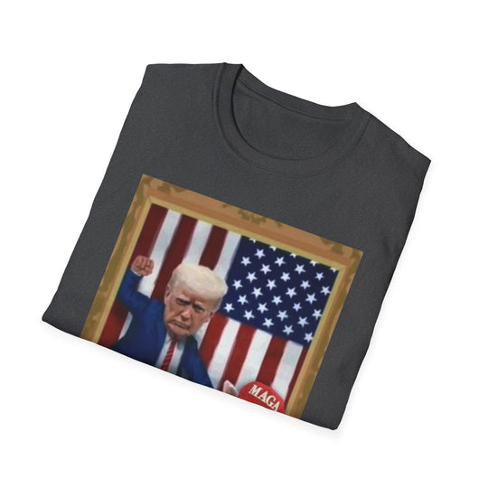 Trump MAGA Sheep Funny Unisex Softstyle T-Shirt