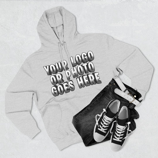 Custom Logo Sweatshirt | Personalized Business Logo Hoodie with Front &amp; Back Printing