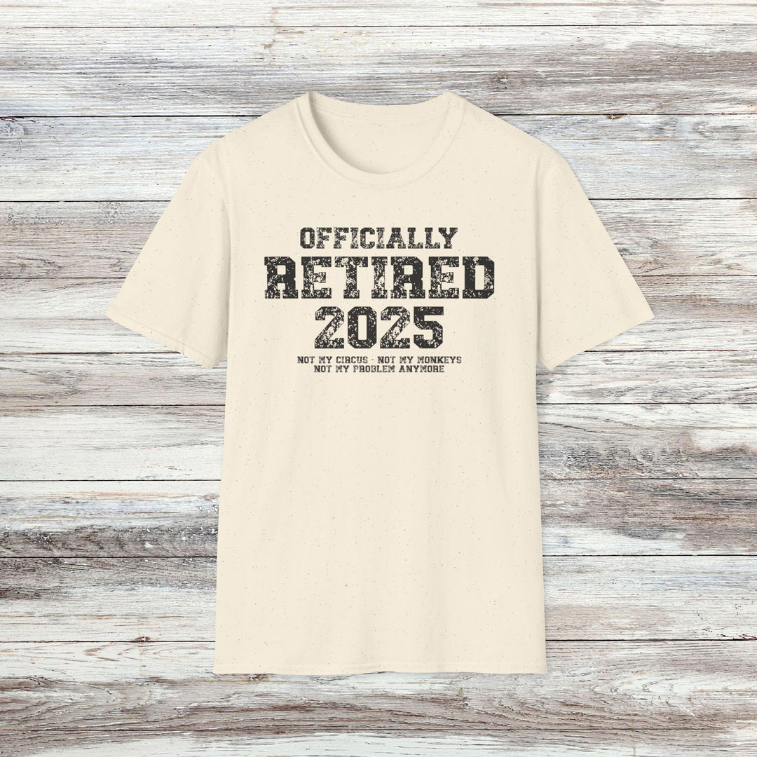 Officially Retired 2025 Graphic Tee