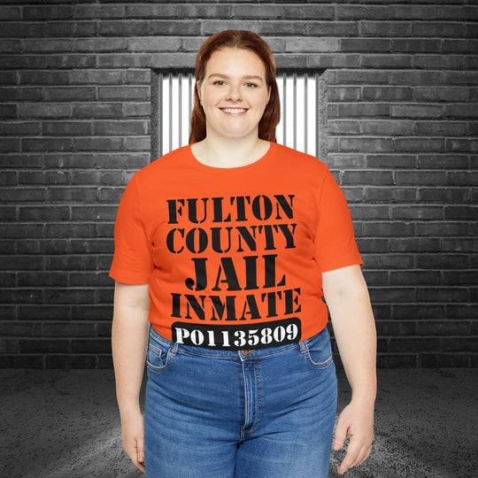 Fulton County Jail Inmate T-Shirt - Donald Trump Arrest
