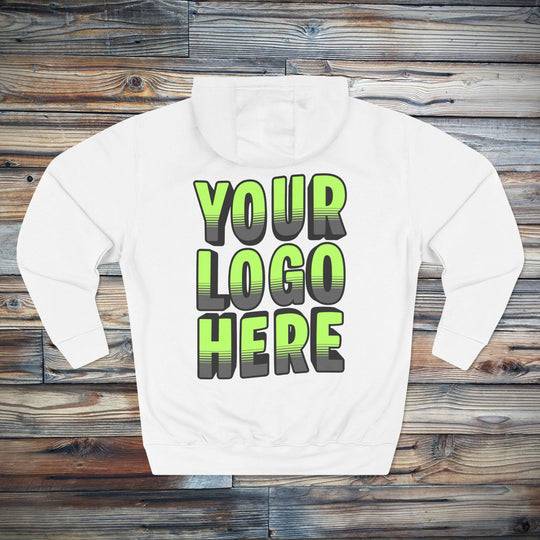 Custom Logo Sweatshirt | Personalized Business Logo Hoodie with Front &amp; Back Printing