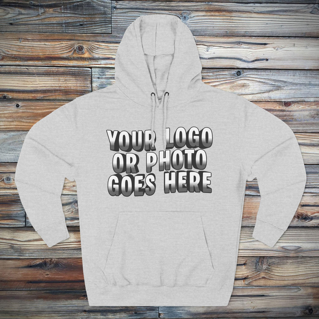 Custom Logo Sweatshirt | Personalized Business Logo Hoodie with Front &amp; Back Printing