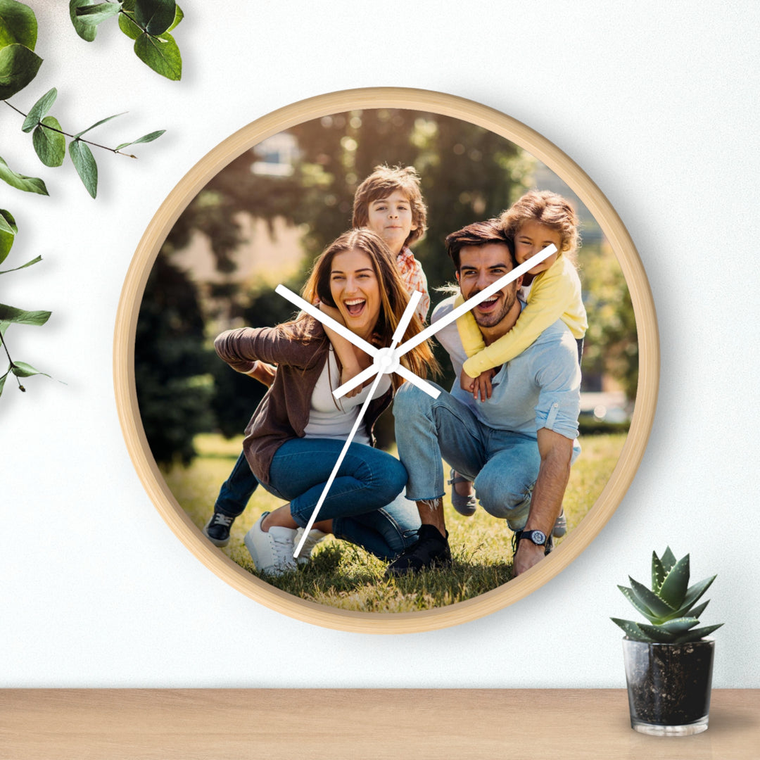 Personalized Photo Family Portrait Wall Clock