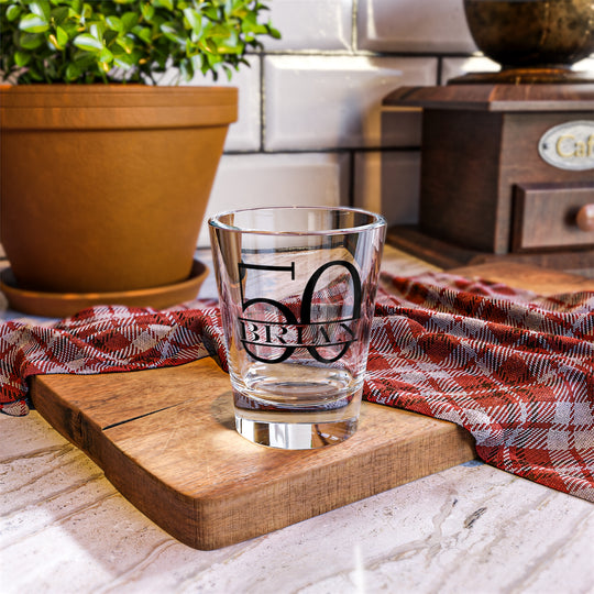 Personalized 50th Birthday Shot Glass