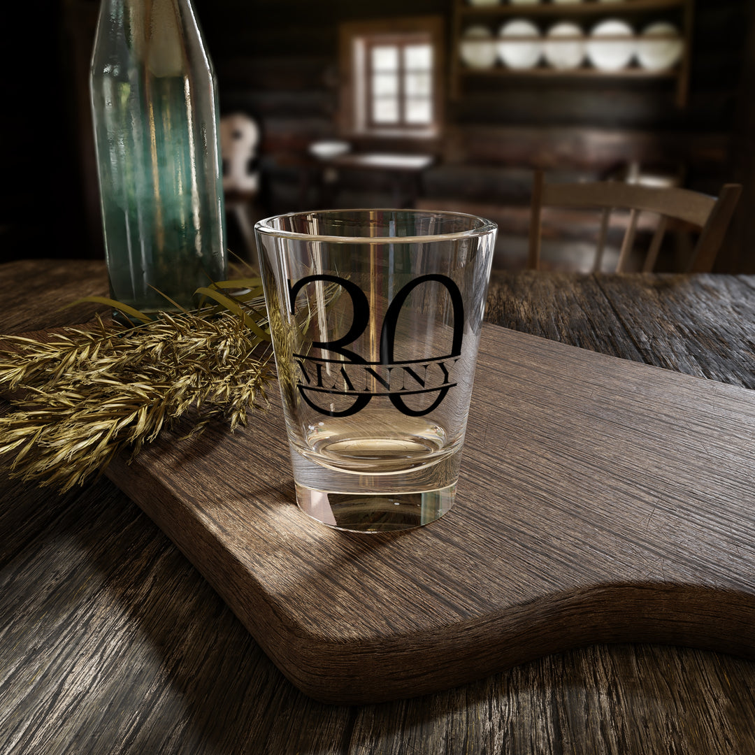 Personalized 30th Birthday Shot Glass | Custom Printed Shooter Gift