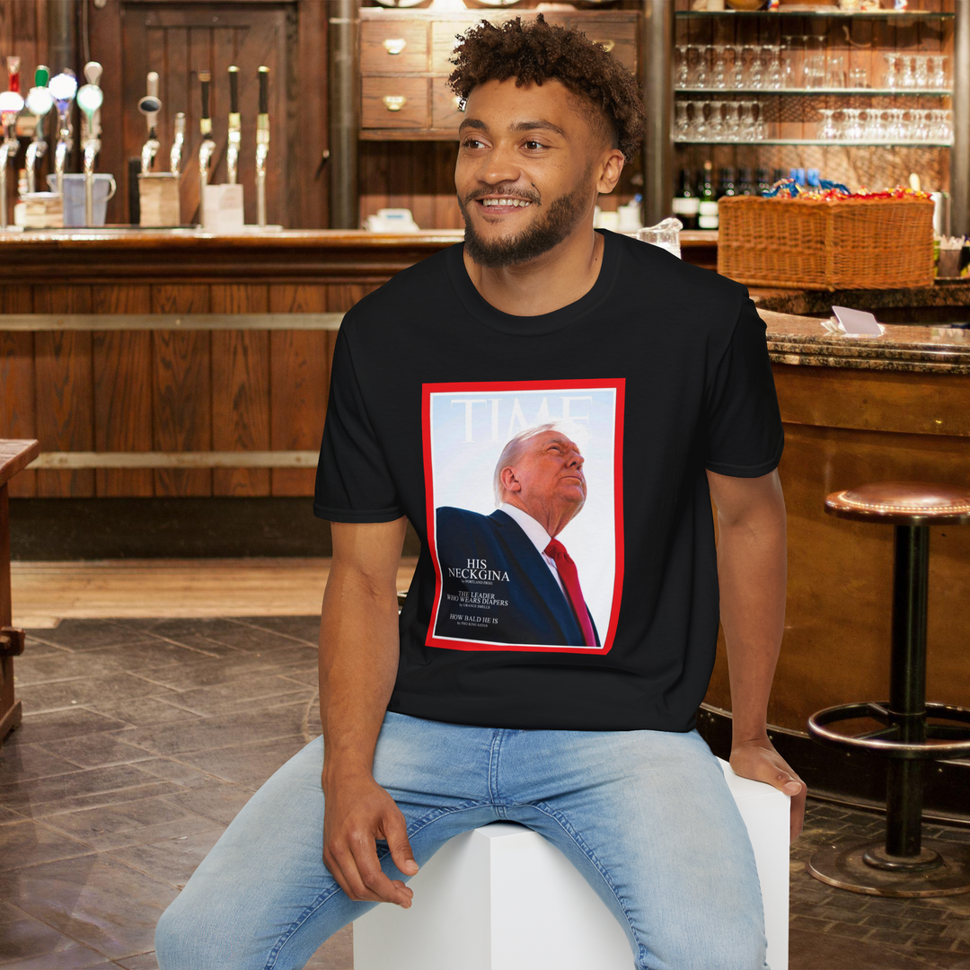 Trump on Time Magazine Anti-Trump Unisex Tee, Political Protest Shirt
