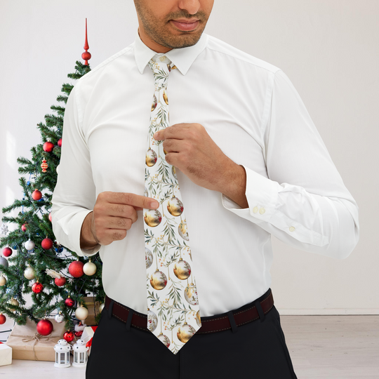 Cravate de Noël festive