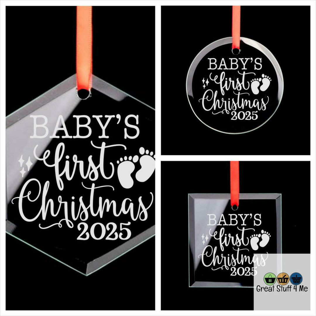 Baby&#039;s First Christmas Ornament by@Outfy