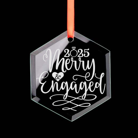 First Christmas Engaged Ornament