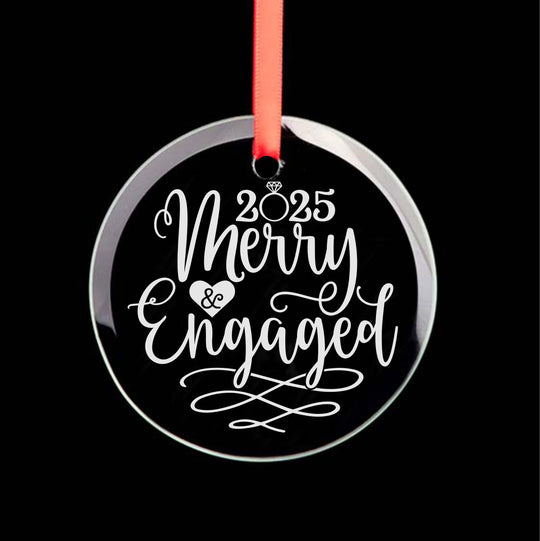 First Christmas Engaged Ornament