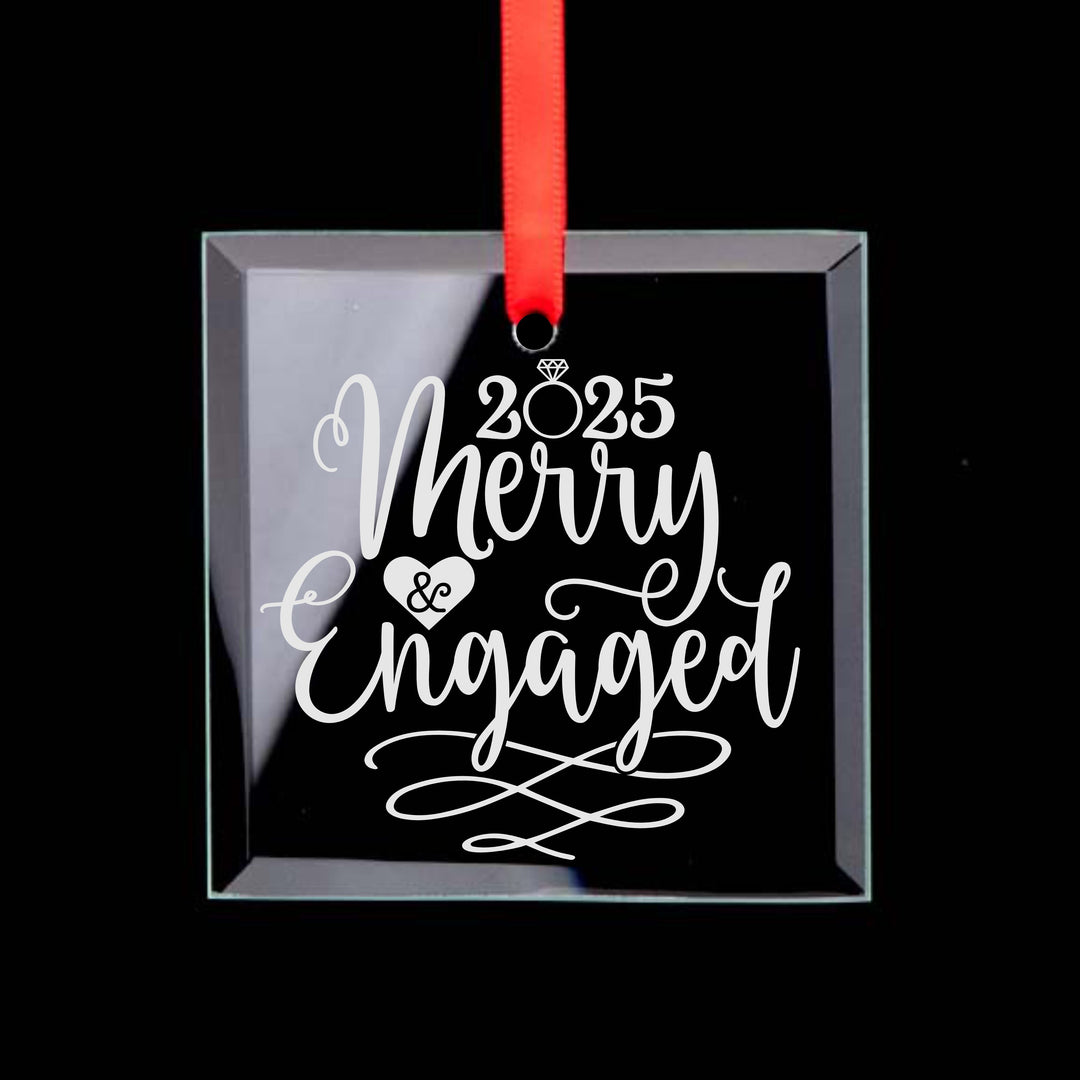 First Christmas Engaged Ornament