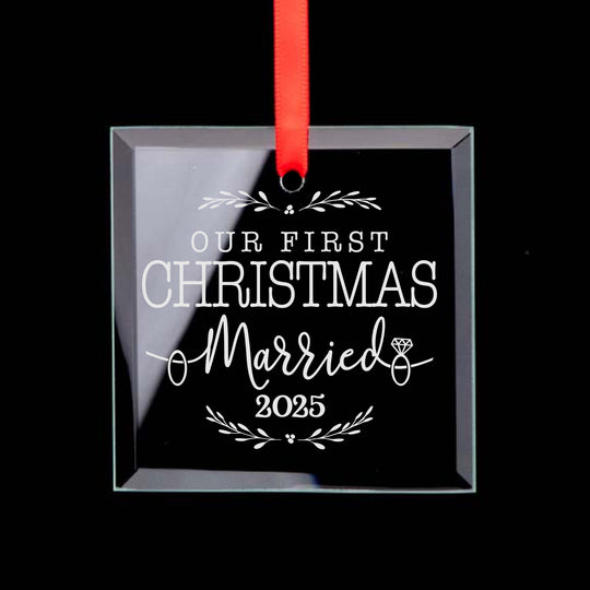 First Christmas Married Ornament