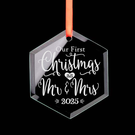 First Christmas as Mr. & Mrs. Ornament