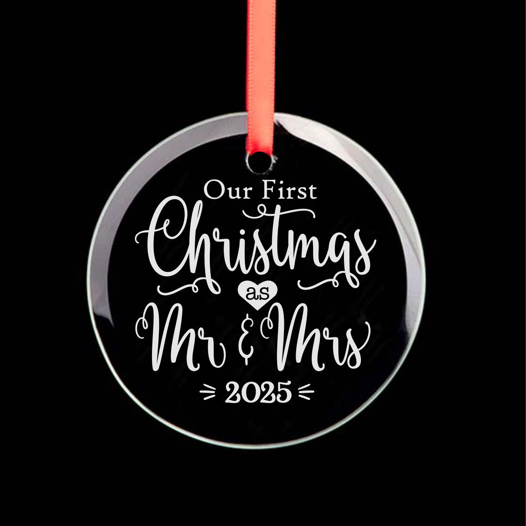 First Christmas as Mr. & Mrs. Ornament