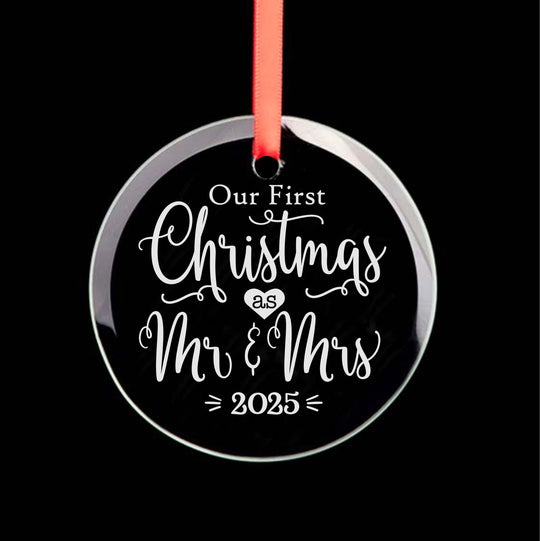 First Christmas as Mr. & Mrs. Ornament