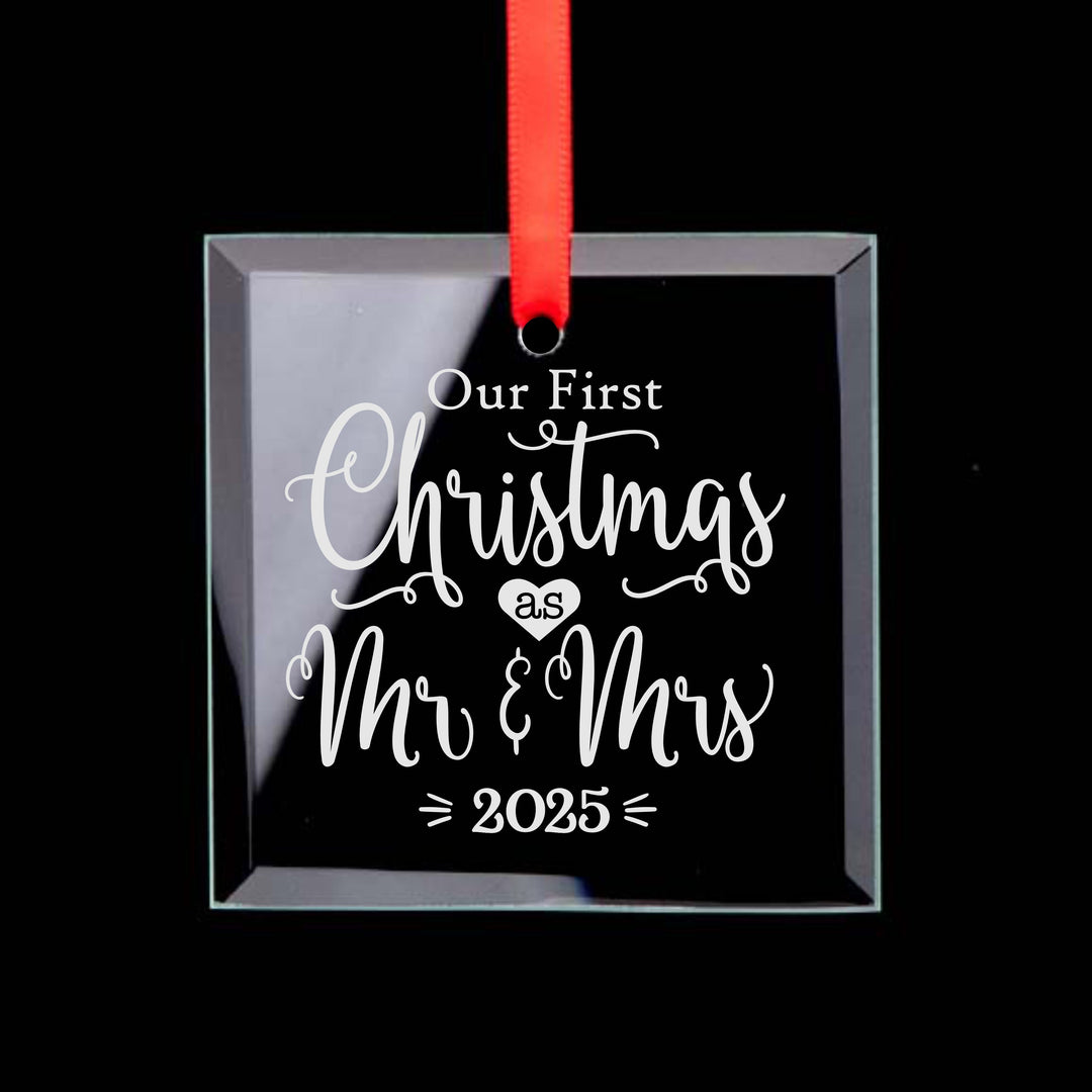 First Christmas as Mr. & Mrs. Ornament
