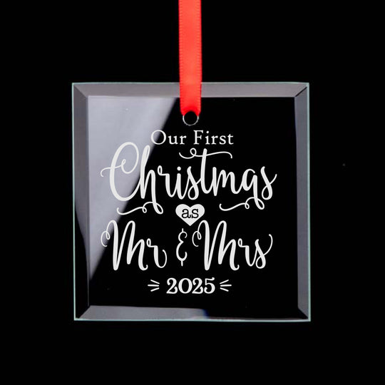 First Christmas as Mr. & Mrs. Ornament