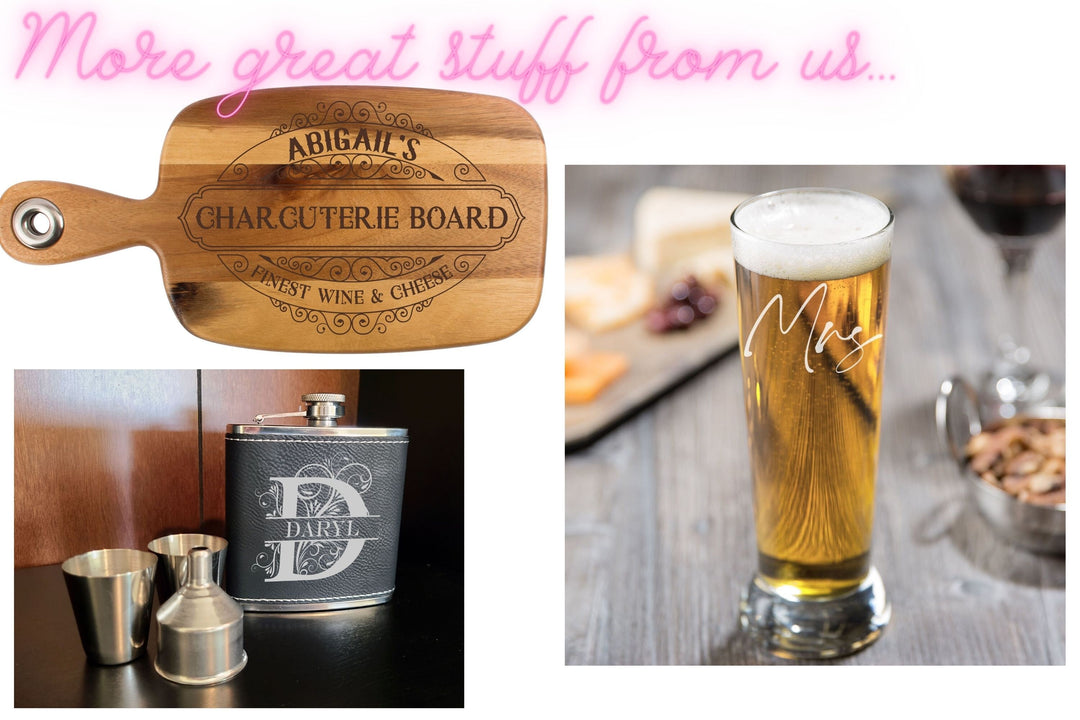 Wedding Glass Custom Personalized Schooner