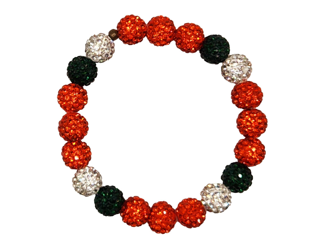 Diamond Pitch Bling - Baseball & Softball Beaded Bracelet