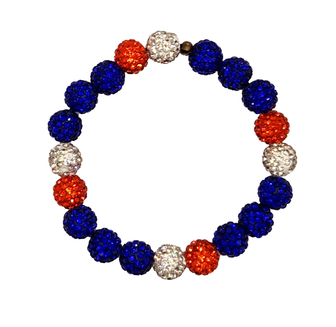 Diamond Pitch Bling - Baseball & Softball Beaded Bracelet