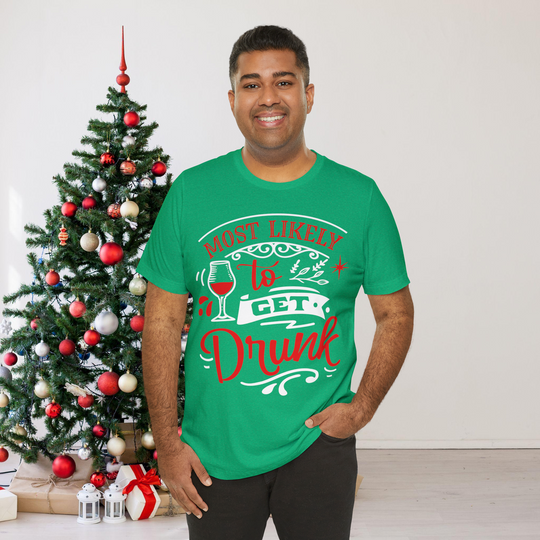 Christmas Family T-Shirt - Holiday Season T-Shirts with "Most Likely" Design