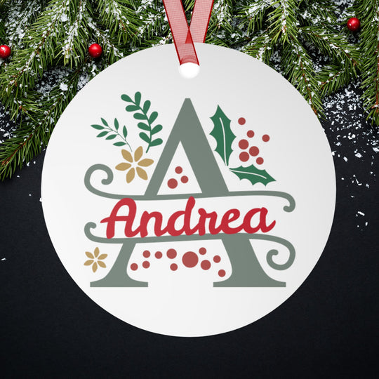 Decoración navideña - Adorno navideño personalizado con muérdago