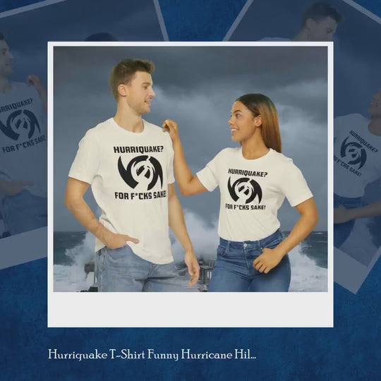 Hurriquake T-Shirt Funny Hurricane Hilary 2023 Meme T-Shirt by@Outfy