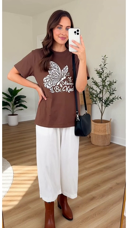 Always Be Kind BOHO Butterfly T-Shirt | Unisex Comfort Colors&amp;reg; Tee by@Outfy