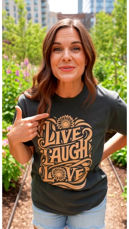 Live Laugh Love T-Shirt | Floral Sunflower Fall Graphic Comfort Colors&amp;reg; Tee by@Outfy