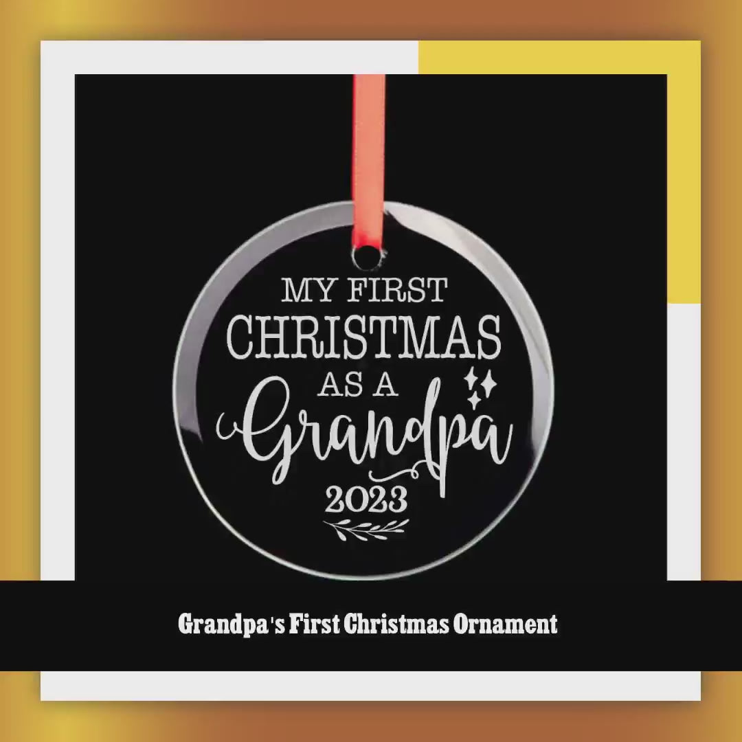 Grandpa's First Christmas Ornament by@Outfy