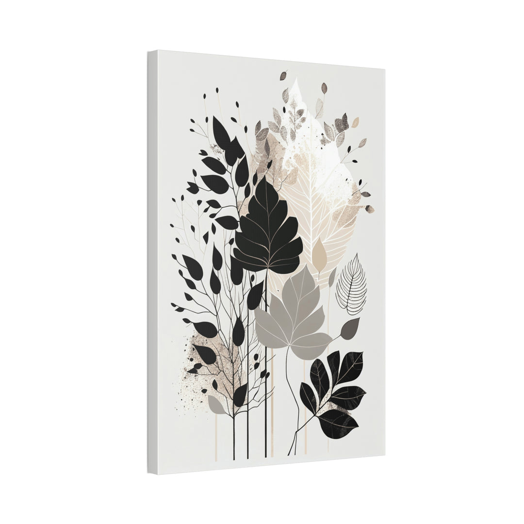 Canvas Print Wall Art Pastel Forest Leaves