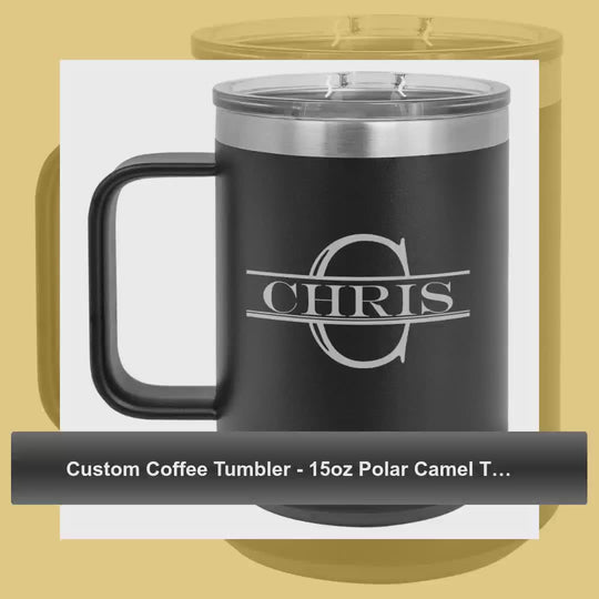Custom Coffee Tumbler - 15oz Polar Camel Tumbler by@Outfy