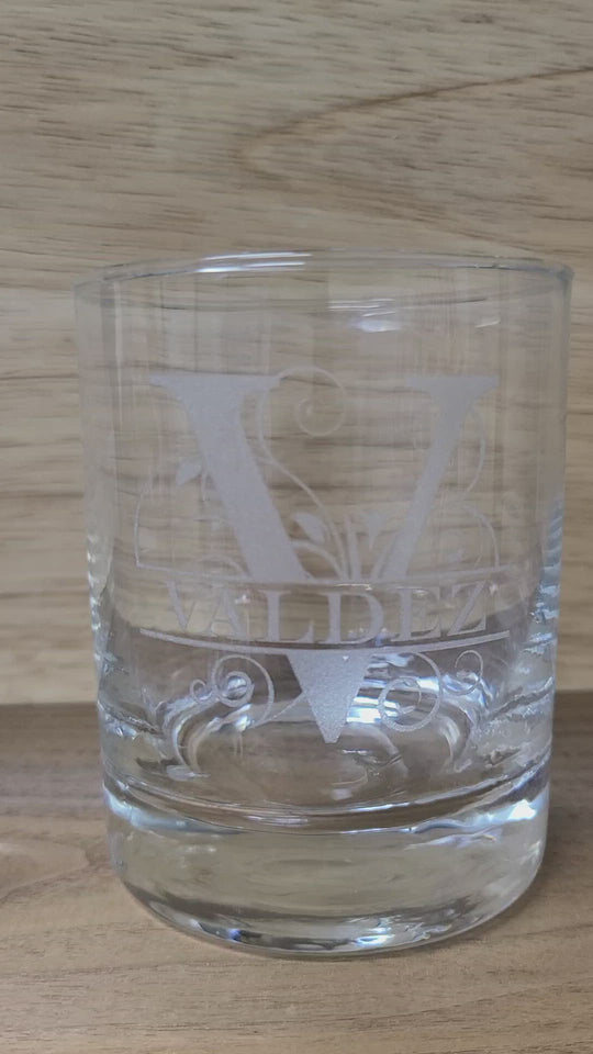 Custom Whiskey Glass - Personalized 11oz Rocks Glass