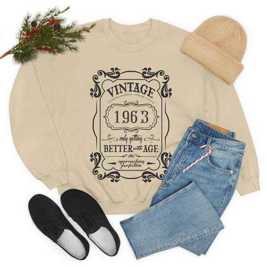 60th Birthday Vintage 1963 Sweatshirt