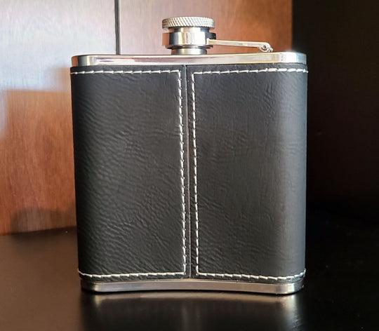 Personalized Flask Set - Custom Flask Gift with name, initial, age.