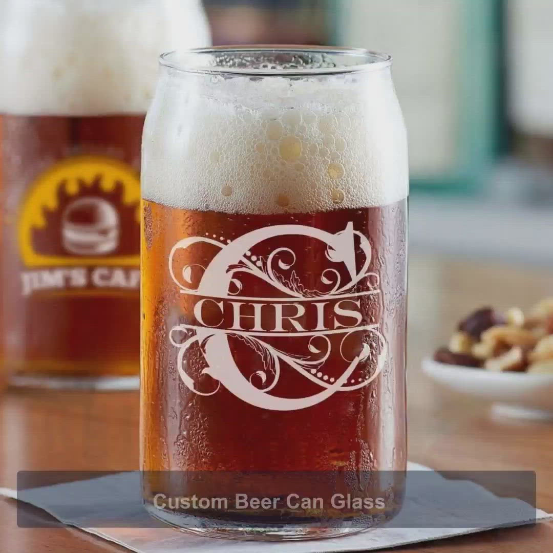 Custom Beer Can Glass by@Vidoo