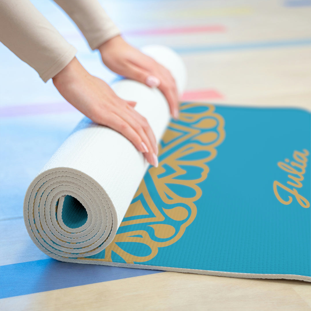 Custom Yoga Mat with Mandala