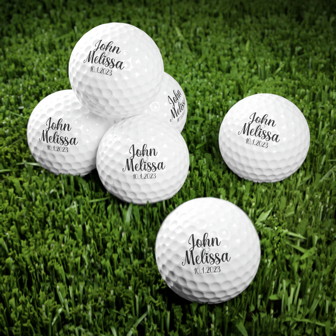 Custom Golf Balls Wedding Favors