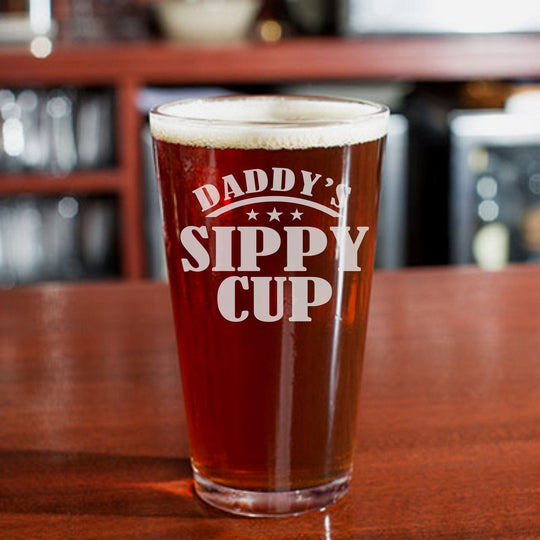 Adult Sippy Cup Pint Glass - Custom Beer Glass