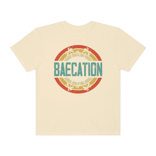 Baecation Retro Style T-Shirt Ivory / S