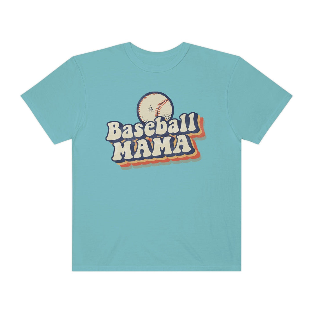 Baseball Mama Tee, Retro Style T-Shirt Chalky Mint / S