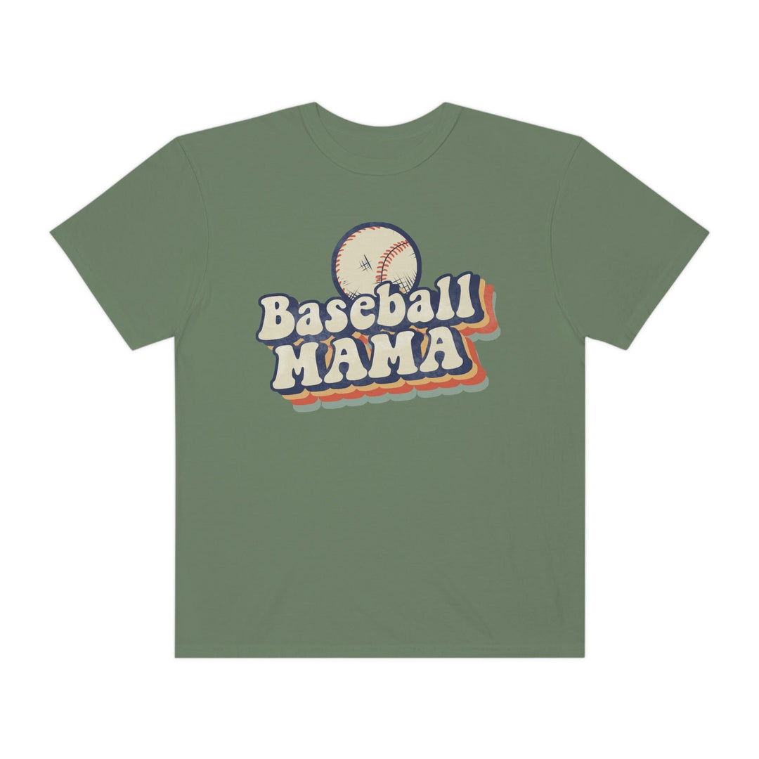 Baseball Mama Tee, Retro Style T-Shirt Hemp / S