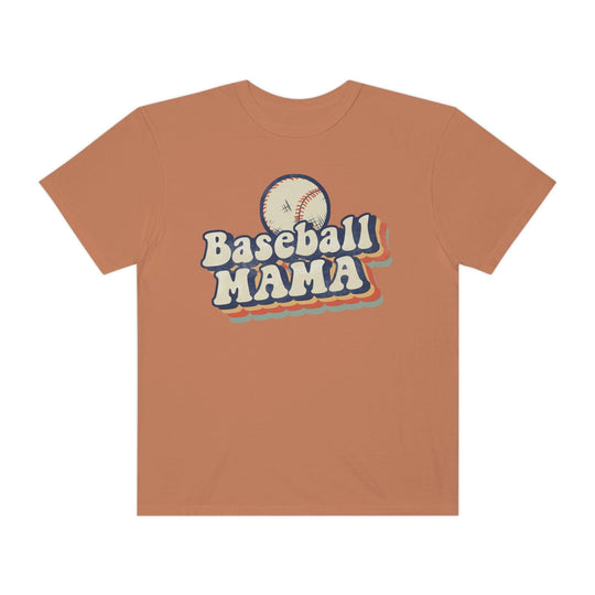 Baseball Mama Tee, Retro Style T-Shirt Yam / S