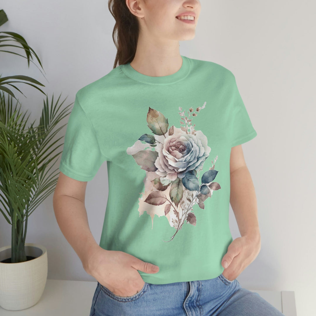 Boho Flowers Shirt - Boho tshirts with Dried Flower Designs Boho tshirts for Women Tees with Boho Flowers Summer Shirts