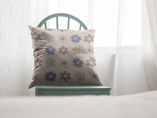 Boho Room Decor - Boho Floral Pillow