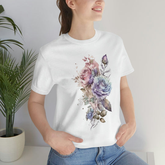Boho Shirts - Boho Flowers White / XS