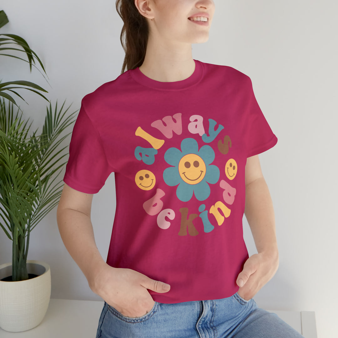 T-shirt bohème avec "Always Be Kind"