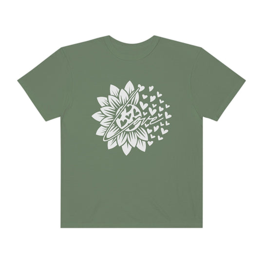 Comfort Colors® Sunflower Heart T-Shirt Hemp / S